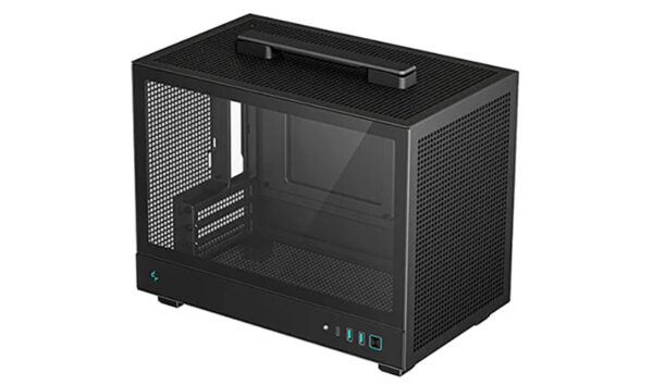 DeepCool presenta su nuevo gabinete Mini-ITX CH160, con soporte para tarjetas gráficas grandes y mucho flujo de aire