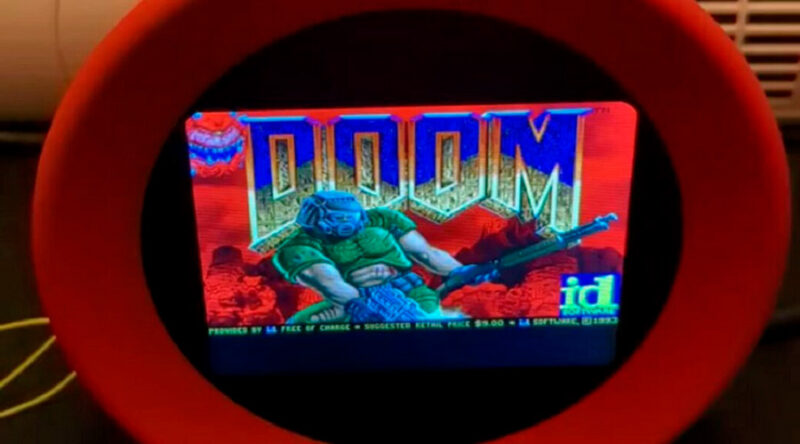 Un fanático logró jugar Doom en el reloj despertador Alarmo de Nintendo