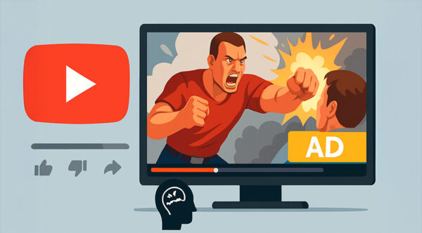 YouTube usará IA para mostrar anuncios justo después de los momentos más intensos de un video