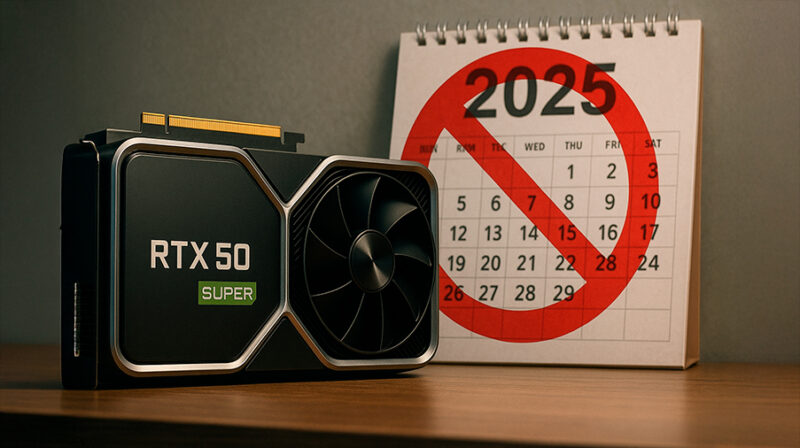 Las NVIDIA RTX 50 SUPER no llegarían en 2025 y se retrasarían hasta el CES 2026