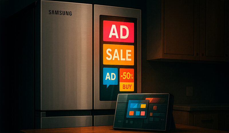 Samsung ha comenzado a mostrar anuncios en sus heladeras inteligentes