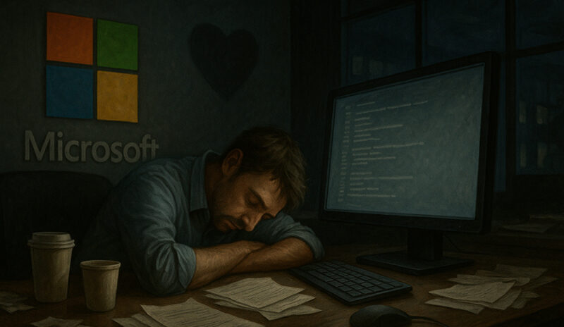 Un desarrollador de Microsoft de 35 años muere por un ataque al corazón causado por exceso de trabajo