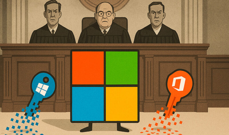 Una demanda hacia Microsoft podría acabar con el mercado de reventa de keys de Windows y Office