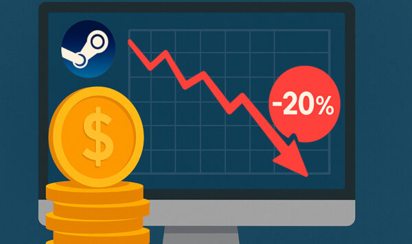 Steam sorprende con una caída del 20% en el costo promedio de los juegos de la tienda