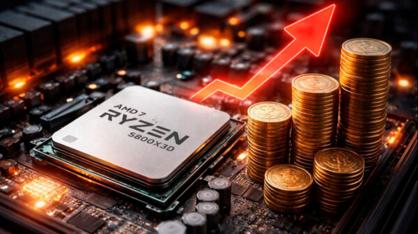 El aumento de las memorias DDR5 dispara el precio del Ryzen 7 5800X3D y afecta al mercado de PC