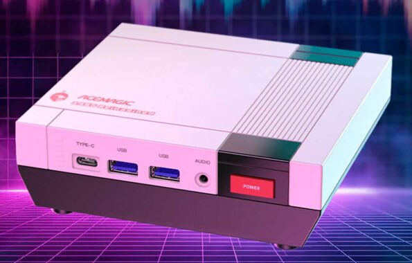 ACEMAGIC Retro X5, una Mini-PC con diseño retro tipo NES y Ryzen AI 9 HX
