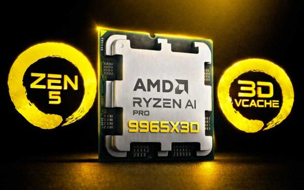 AMD prepara un Ryzen 9 PRO 9965X3D con 3D V-Cache y 16 núcleos
