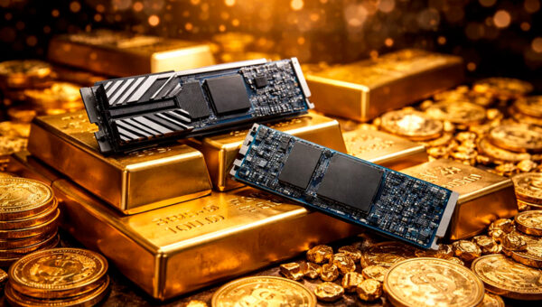 Algunos SSD NVMe ya son más caros que el oro gracias a la crisis de memoria