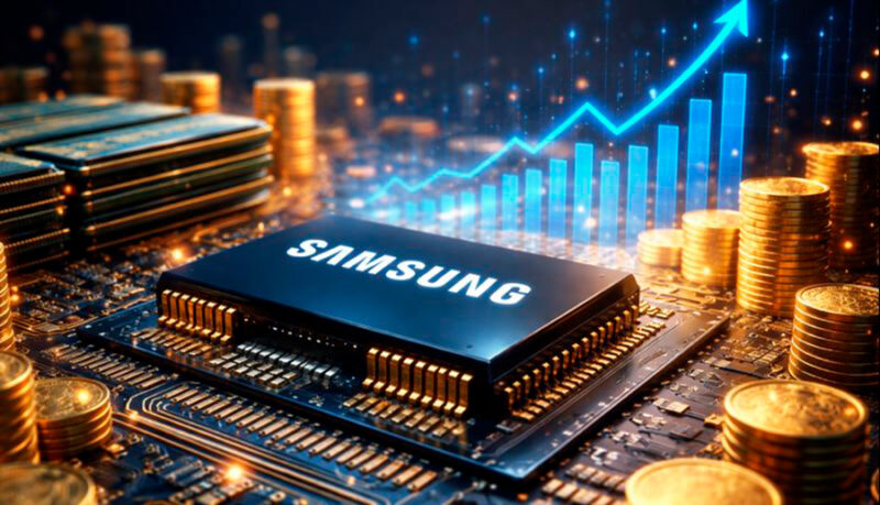 Samsung rompe récords históricos de ingresos gracias al fuerte aumento del precio de la DRAM
