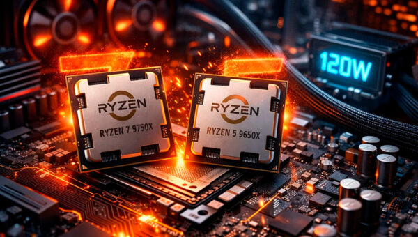 AMD estaría preparando la llegada de los Ryzen 7 9750X y Ryzen 5 9650X con TDP de 120W