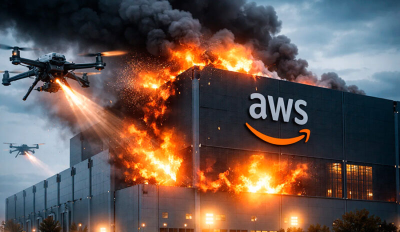 Drones impactan centros de datos de Amazon Web Services en medio del conflicto con Irán