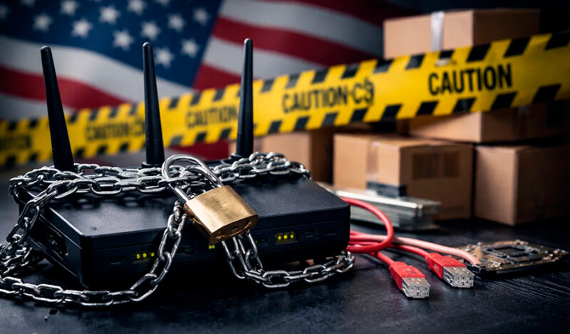 Estados Unidos bloquea los routers importados y endurece el control tecnológico