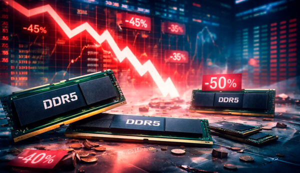 Los precios de la DDR5 se desploman en China y el mercado entra en tensión