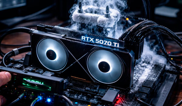 Overclockers logran llevar la RTX 5070 Ti a más allá de 36 Gbps de memoria
