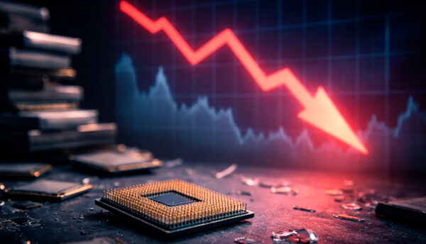 Las ventas de CPU se desploman y marcan su peor nivel en 10 años