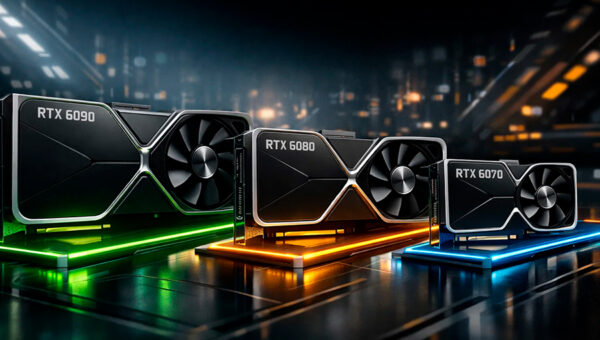 Se filtran las especificaciones de las NVIDIA RTX 6090, 6080 y 6070 y no son tan potentes como se esperaba