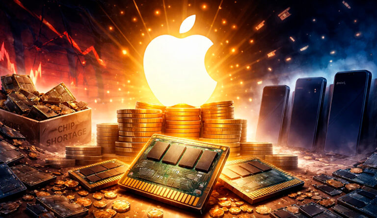 Un informe acusa a Apple de aprovechar la crisis de memoria para ganar ventaja frente a sus rivales