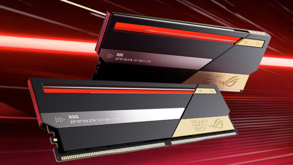 ASUS presenta su primer kit de memoria RAM ROG DDR5 RGB Edition 20