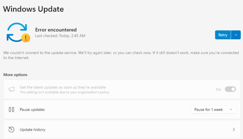 Microsoft confirma fallos de instalación en la nueva actualización de Windows 11