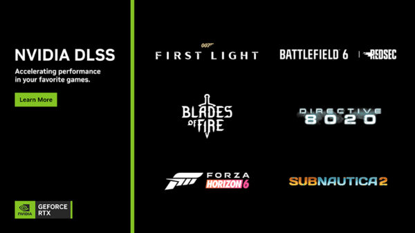 NVIDIA lleva DLSS a Forza Horizon 6, Directive 8020 y más juegos
