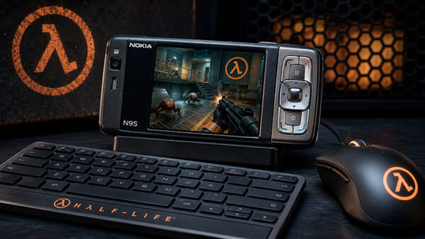 Logran hacer correr Half-Life en un Nokia N95 con teclado y mouse